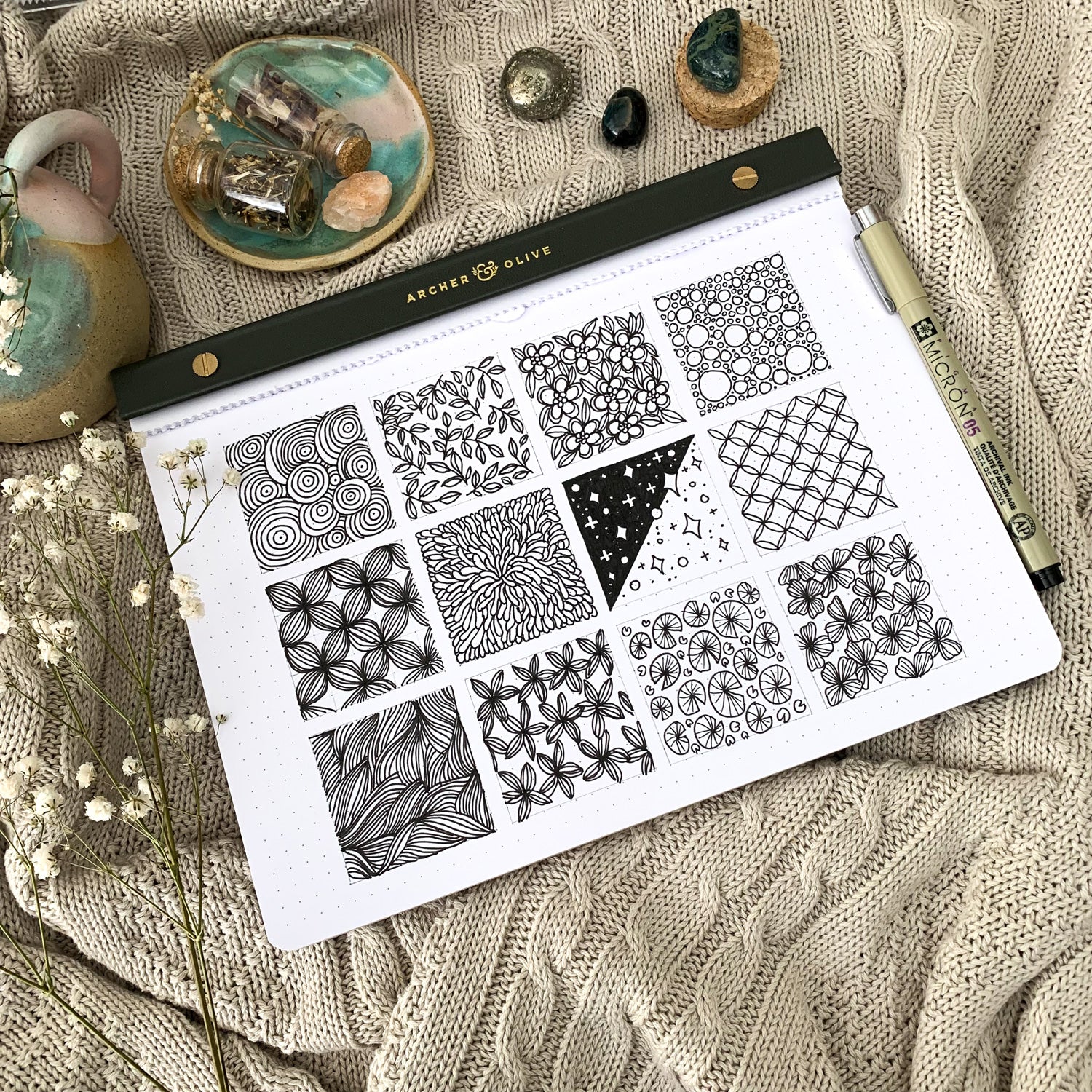 How Creating Zentangles Can Promote Mindfulness & Mental Wellness, With  Examples