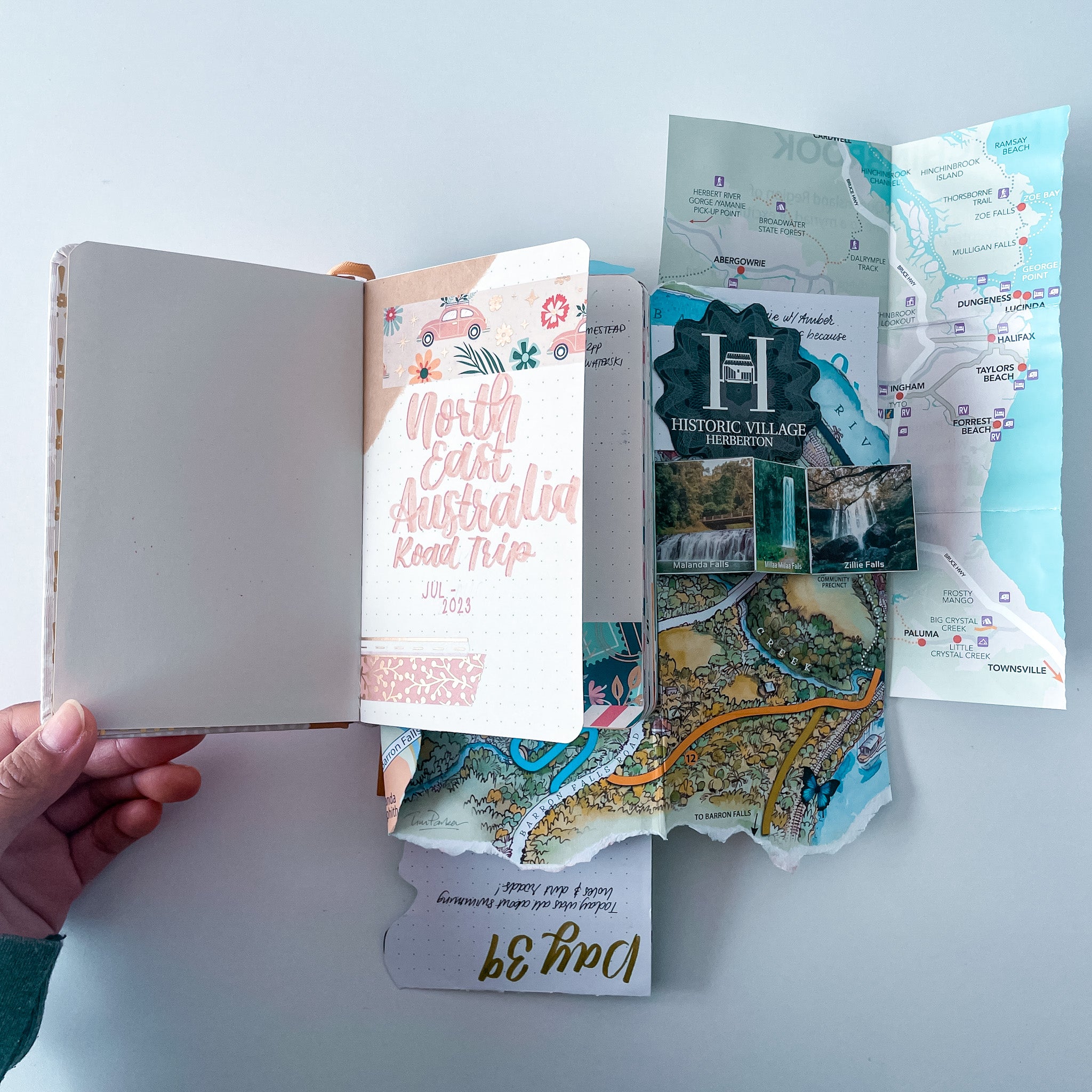 On The Road Again, Travel themed 2 page Scrapbooking Layout Kit