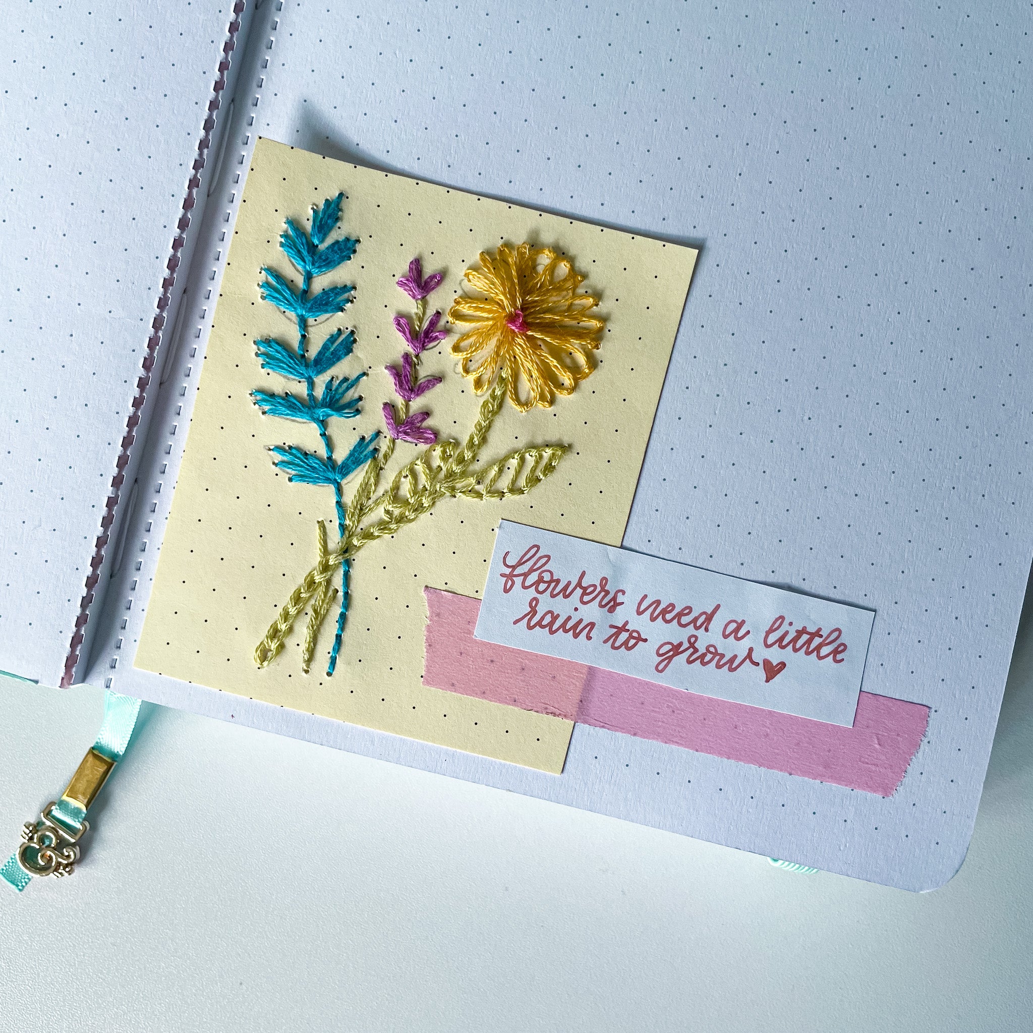 Embroidered Greeting Card Tutorial