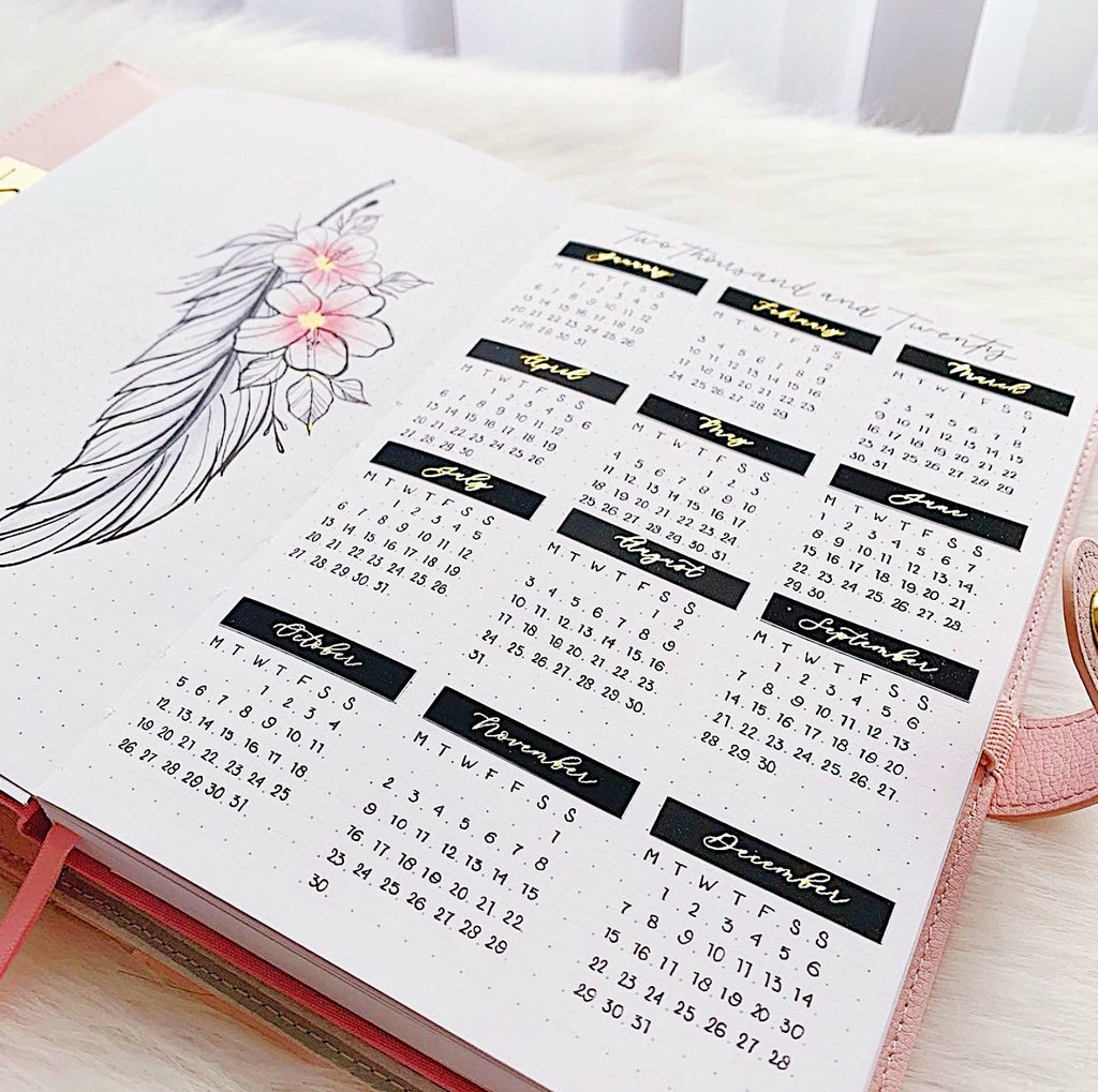 July Bullet Journal Set Up Using the Canvo Bullet Journal – Layle