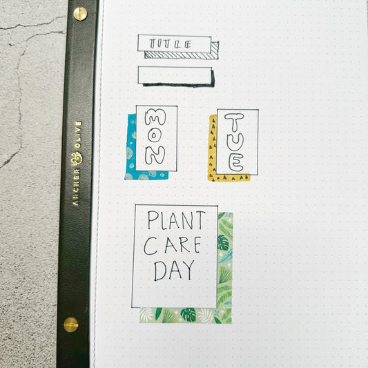 4 Creative Ways to Create Drop Shadows In Your Planner