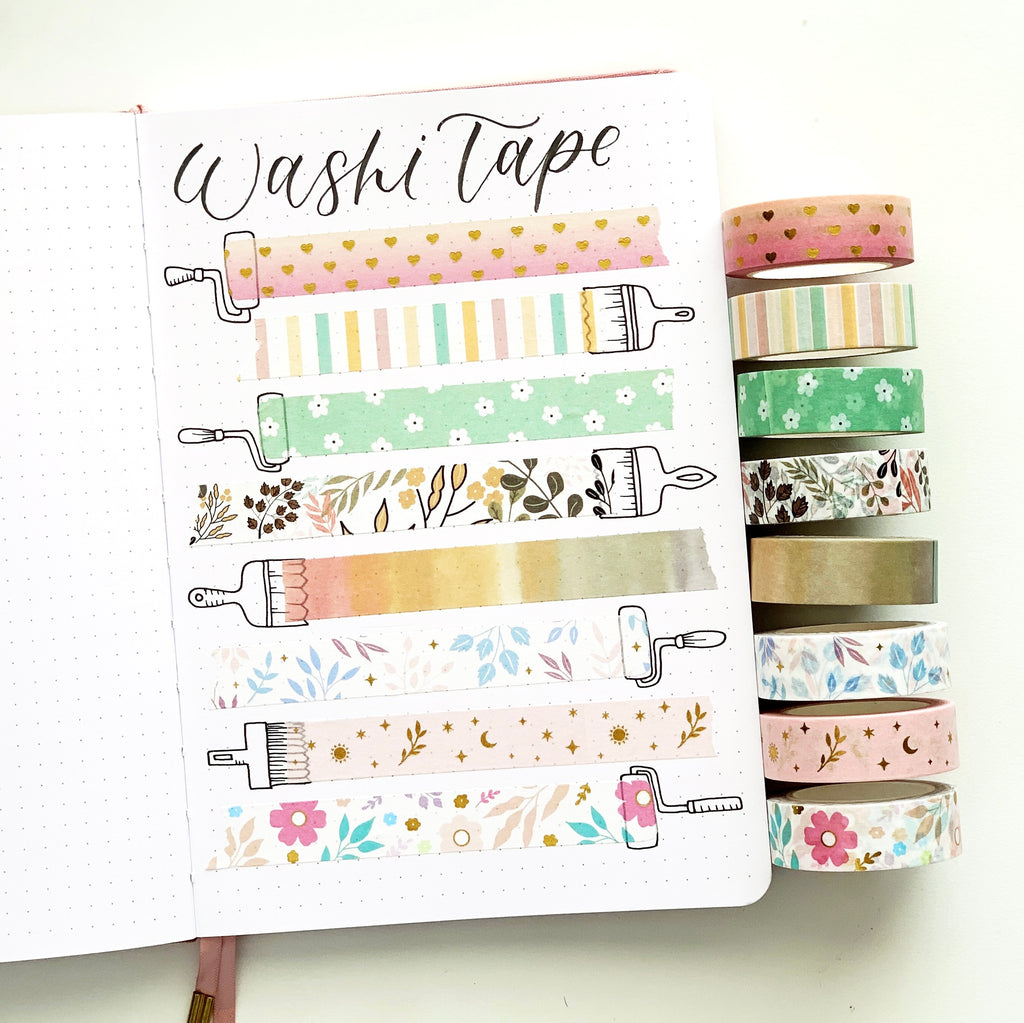 Doodle Washi Tape  Colourful, Planner Washi Tape, Bullet Journal Tape –  jadehollydesign