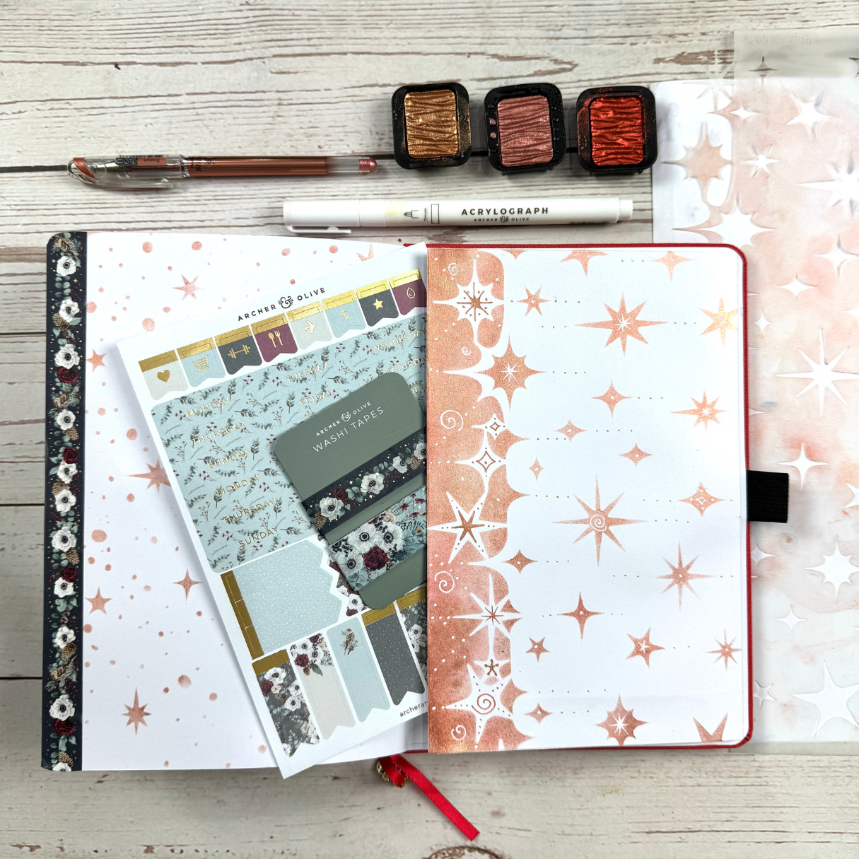 7 Ways to Use Stencils to Decorate Your Journals