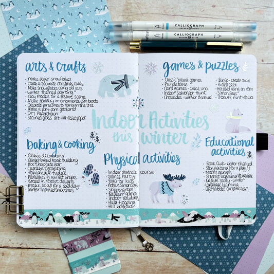 Planning Winter Activities in your Bullet Journal