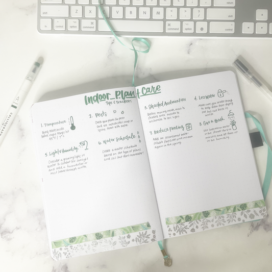 How To Track Plant Care and Growth in Your Bullet Journal