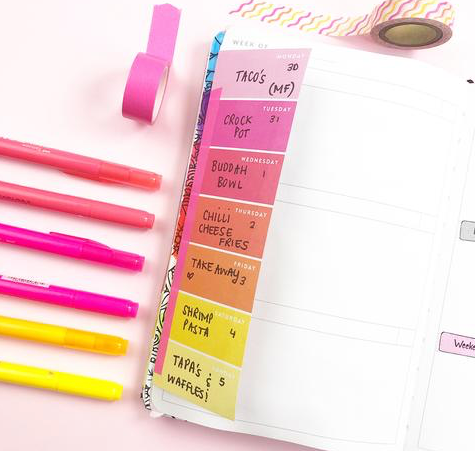 6 Clever Dashboard ideas for your Undated Planner | Archer and Olive