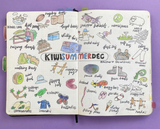 10 Kiwi (New Zealand) Doodles for you to try this Waitangi Day!