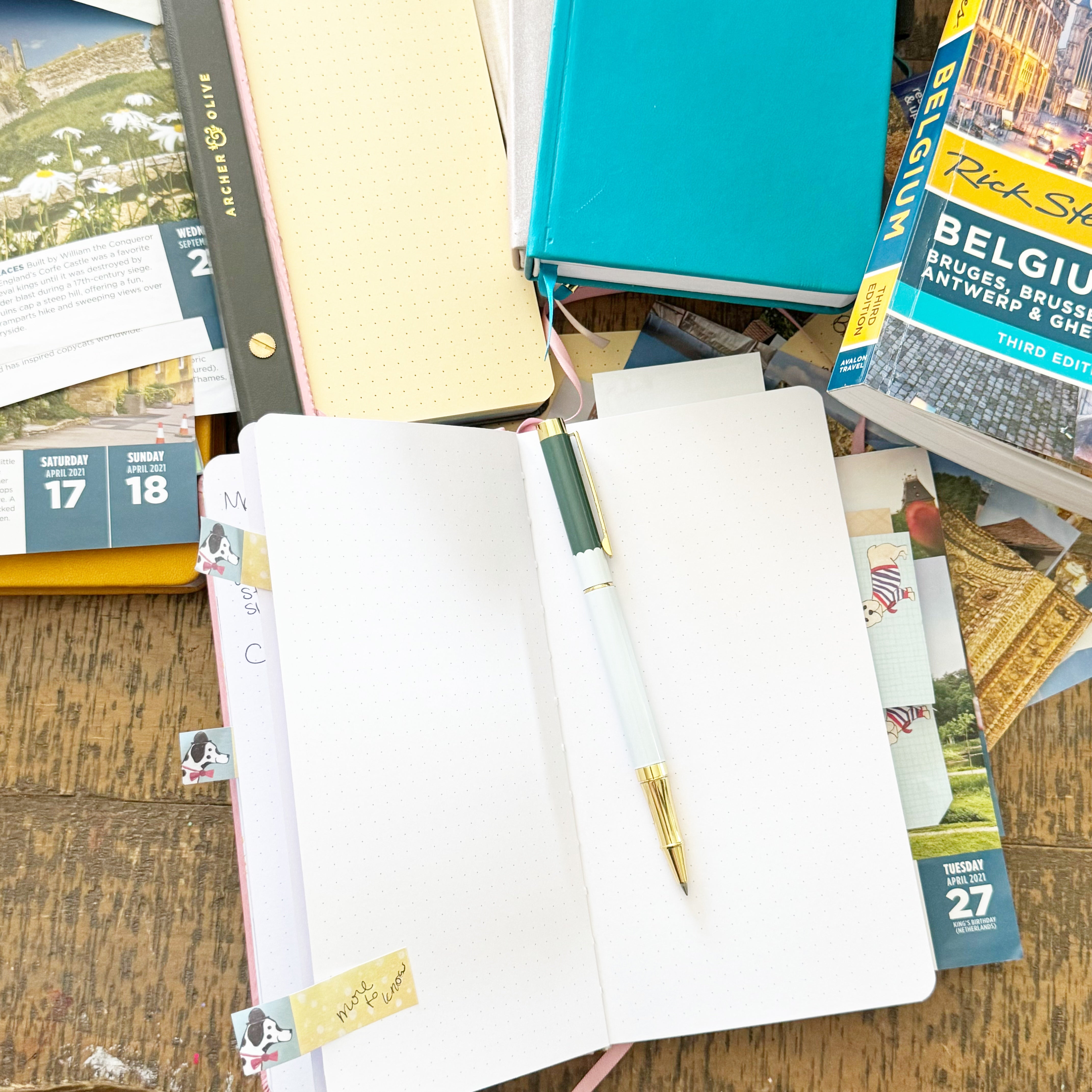 Creating a Notebook for Travel Dreams and Planning