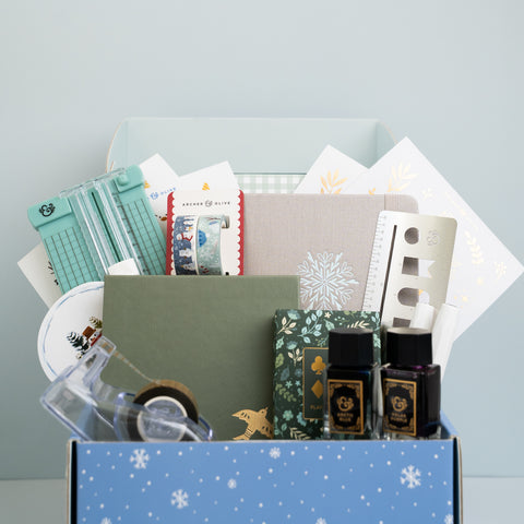 Festive Flurries Advent Calendar Box