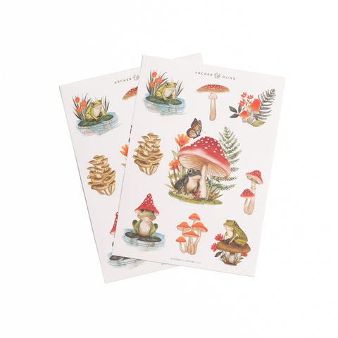 Mushroom Monarch Sticker Set