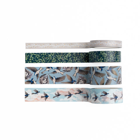 Swallows Washi Tape Set