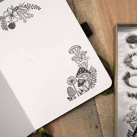 Mushroom Monarch Stamp Set