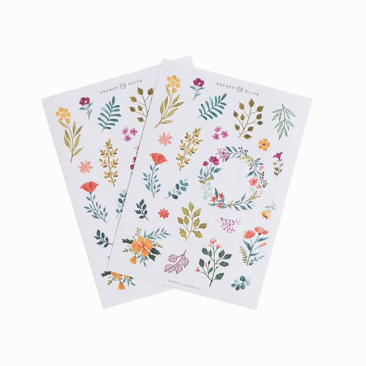 Signature Floral Sticker Set