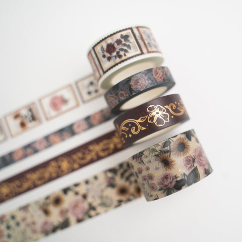 Antique Floral Washi Tape