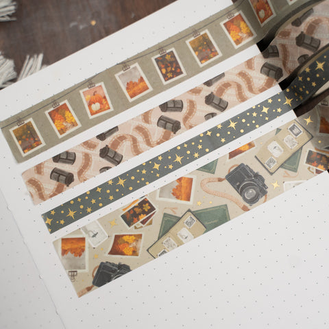 Vintage Camera Washi Tape Set