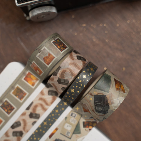 Vintage Camera Washi Tape Set