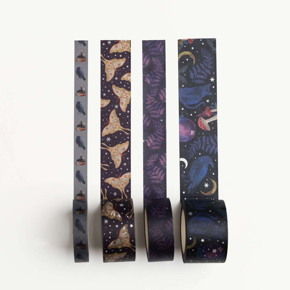 Raven & Books Washi Tape Set