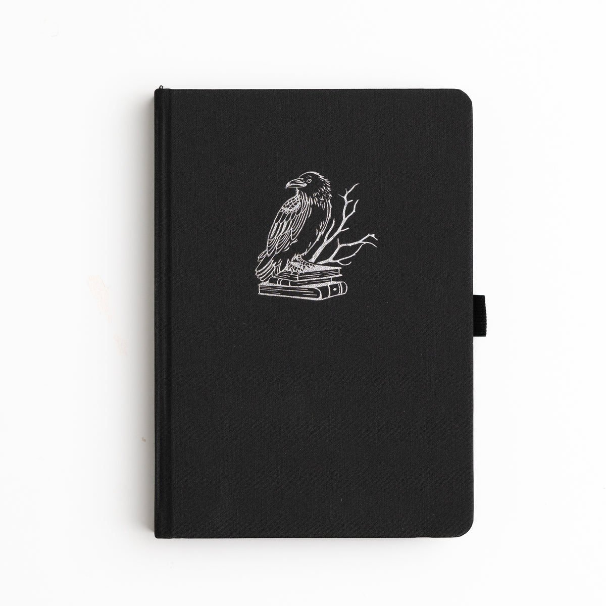 Raven & Books: Blackout Dot Grid Notebook