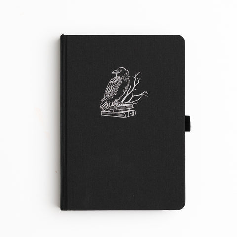 Raven & Books: Dot Grid Notebook