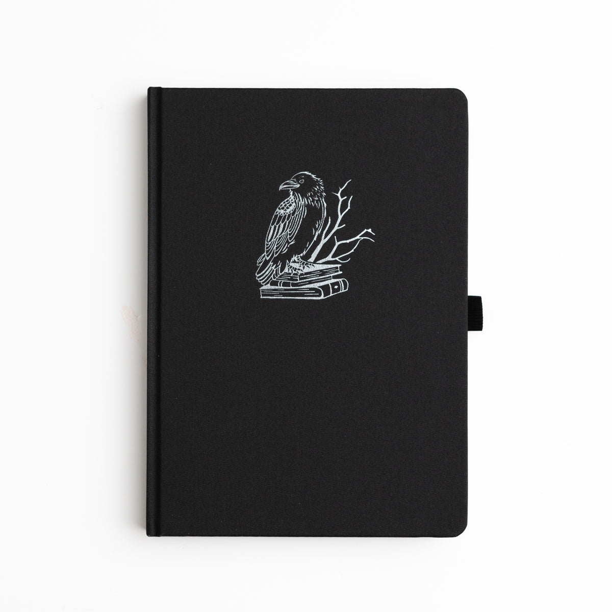 Raven & Books: Blackout Dot Grid Notebook