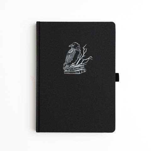 Raven & Books: Dot Grid Notebook