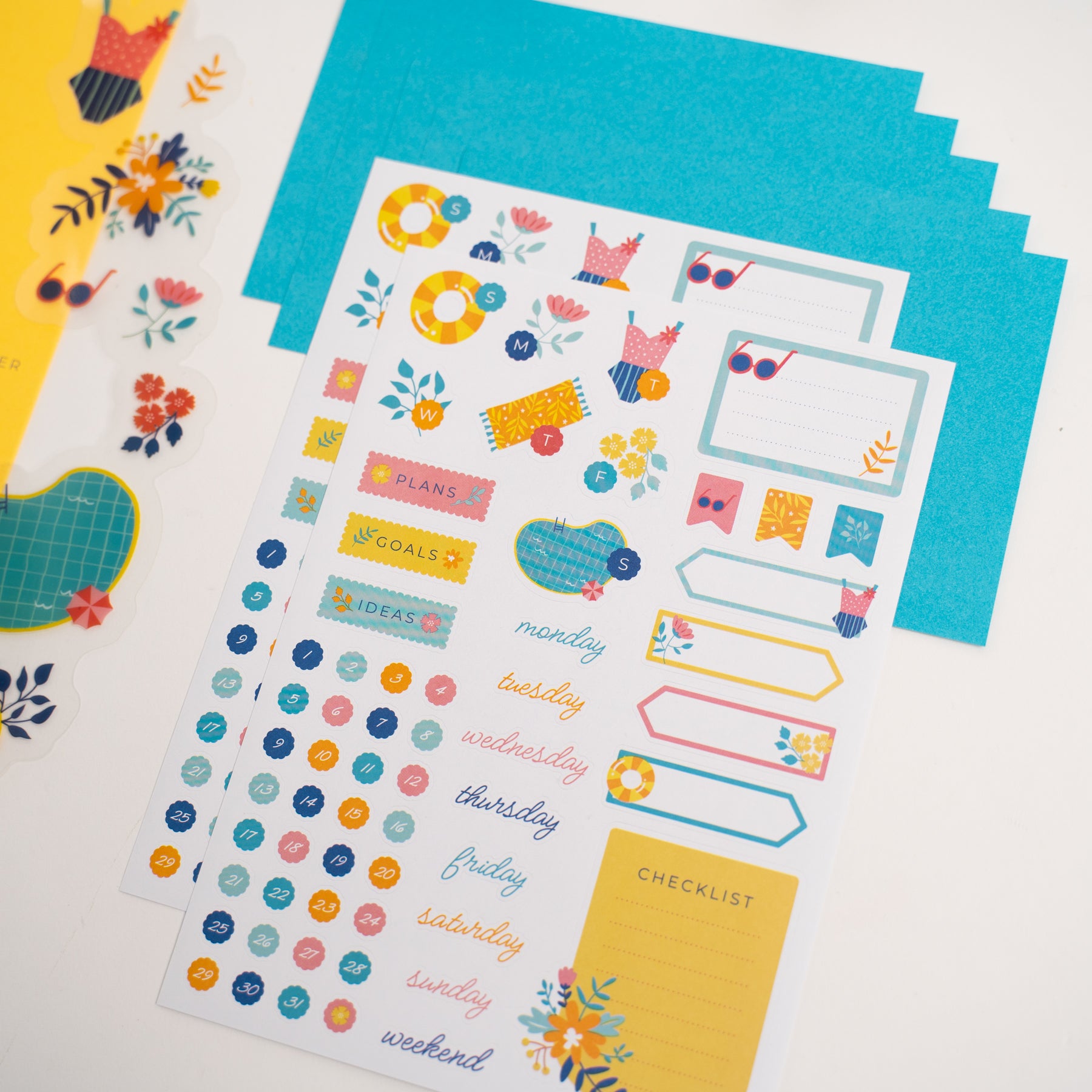 July Bujo Monthly Sticker Kit