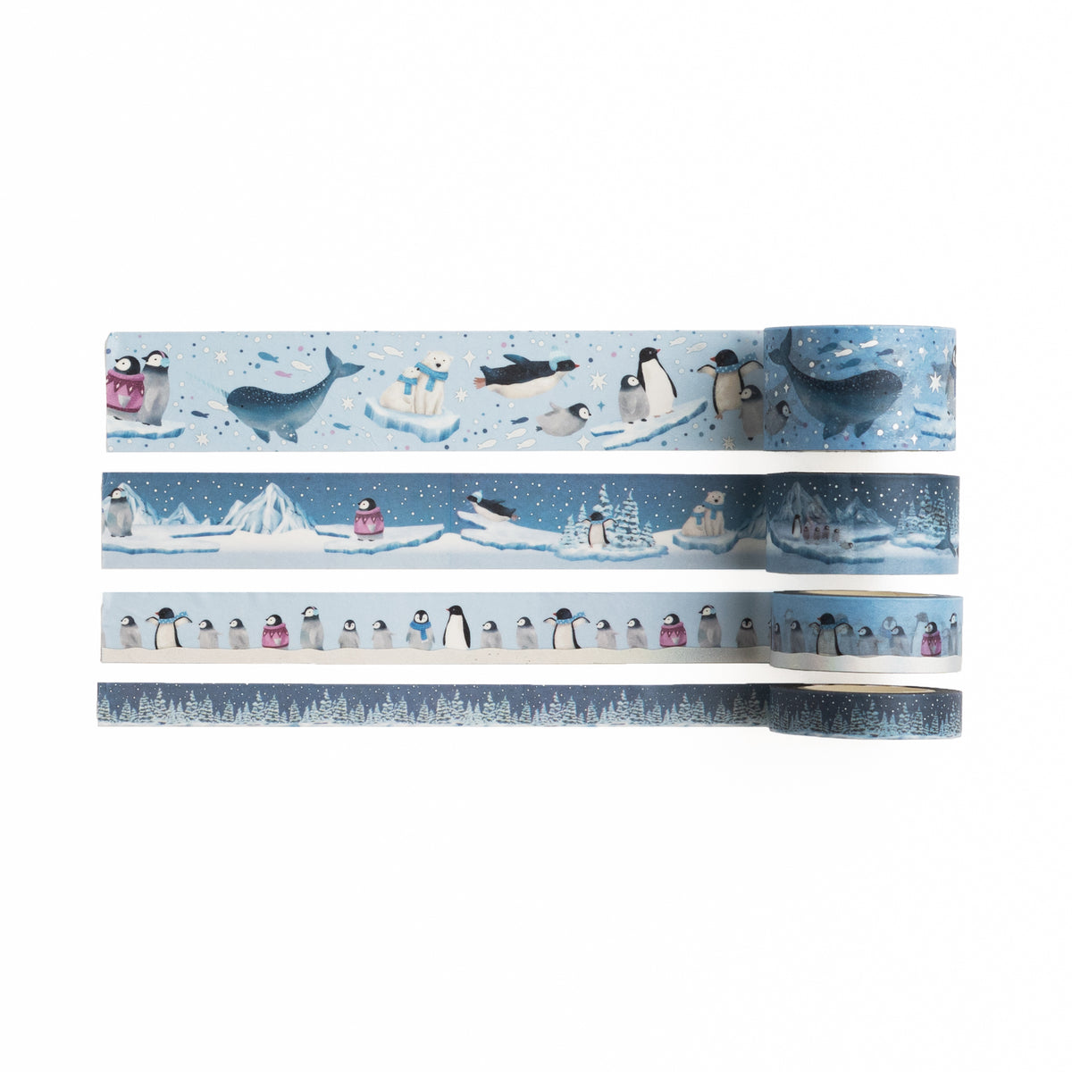 Polar Penguin Washi Tape Set