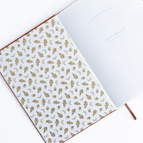 A5 Acorns: Dot Grid Notebook