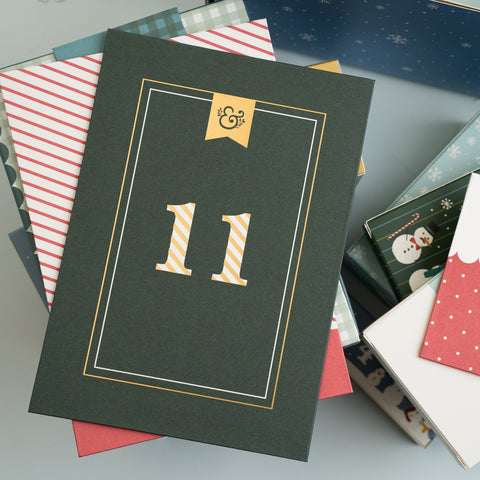 Festive Flurries Advent Calendar Box