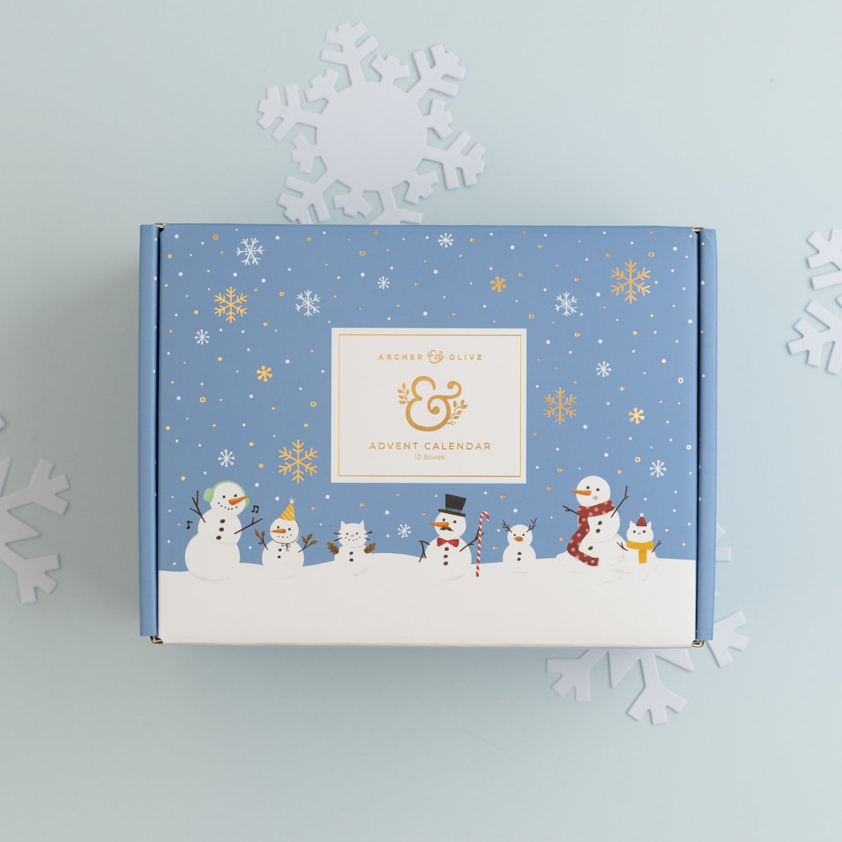 Festive Flurries Advent Calendar Box