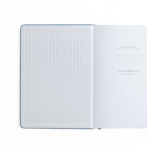 A5 Snowflake Storybook: Dot Grid Notebook