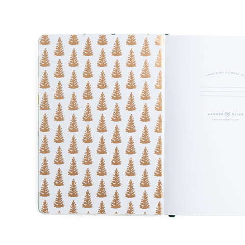 Fox In Winter Woods: Dot Grid Notebook