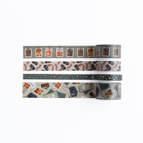 Vintage Camera Washi Tape Set