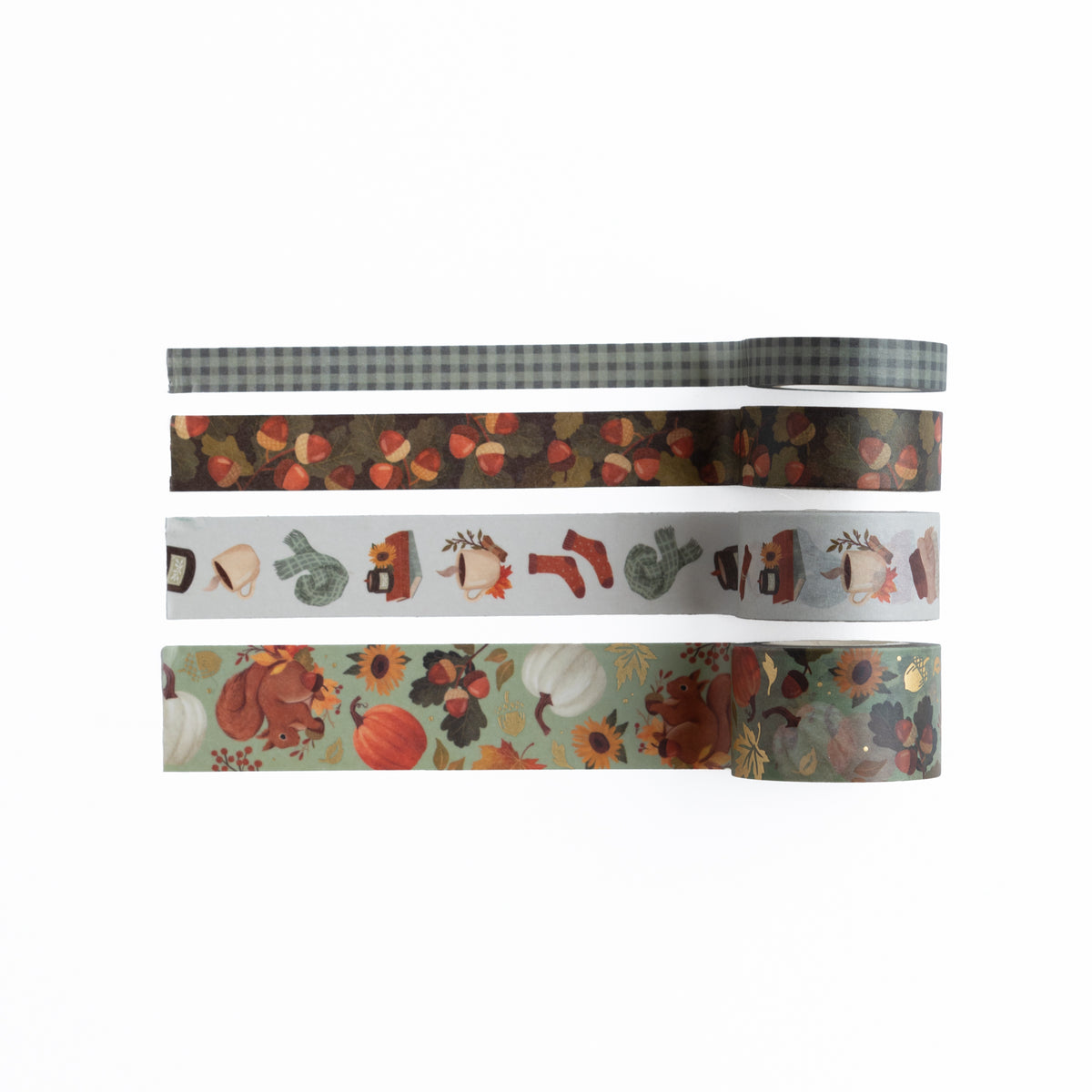 Acorns Washi Tape Set