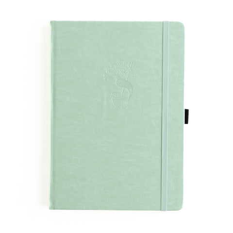 B6 Vintage Mermaid: Dot Grid Notebook: 112 Pages