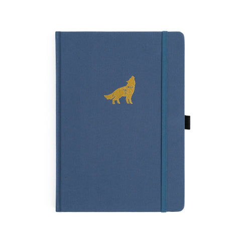 Enchanted Wolf Dot Grid Notebook - Archer and Olive